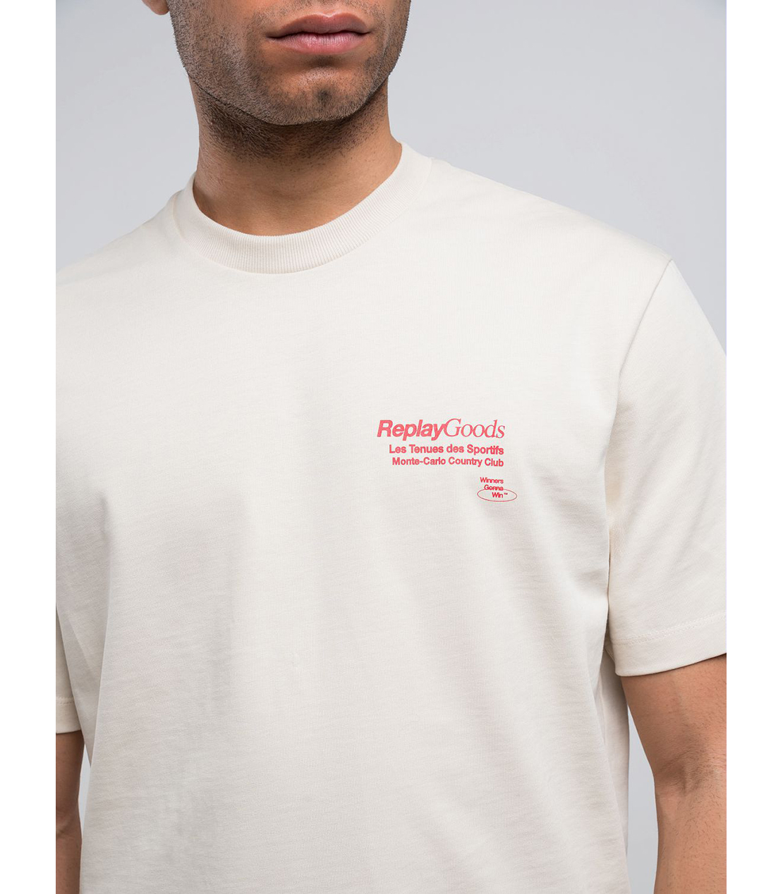 モンテカルロカントリークラブコレクションクルーネックTシャツ 詳細画像 アイボリー 4